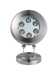 Lampu Sorot LED 6W dengan braket stainless steel yang dapat disesuaikan sudut bekerja di kolam