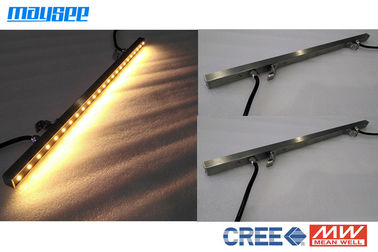 RGB 3 In 1 Linear LED Wall Washer Lighting Fixtures Dengan Stainless Steel 316 Perumahan