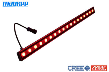 Lampu Washer Dinding LED DMX RGB Outdoor dengan Chip Cree LED 100lm / W 80Ra