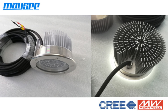 316SS Housing LED Flood Light Hight Brightness 2400lm Waterproof IP68 Untuk Kapal Kargo