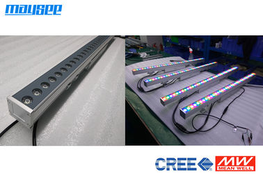 36Watt DMX512 IP65 CREE Linear Led Wall Washer Light Dengan Lensa Multi Angle