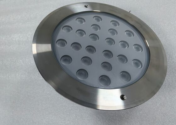 DC24V Lampu renang yang dapat ditanam 24-48W Lampu LED tahan air untuk kolam renang Kolam dan instalasi air dekoratif