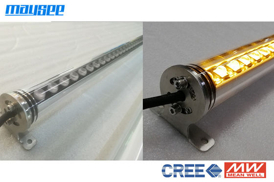 Waterproof LED Tube Bar RGB LED Linear Light Work Di bawah air 316 bahan stainless steel