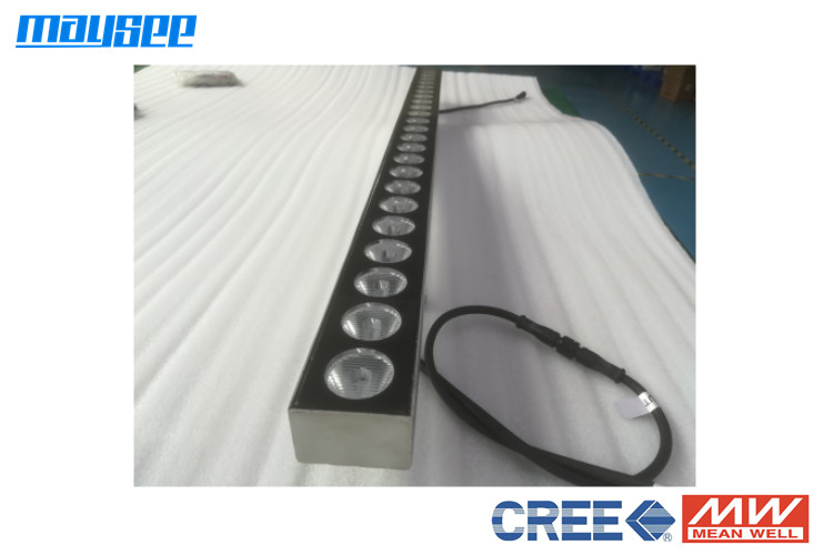 Baja tahan karat 40W LED Lampu Wall Washer dengan Cree led kontrol DMX512 untuk dekorasi bangunan