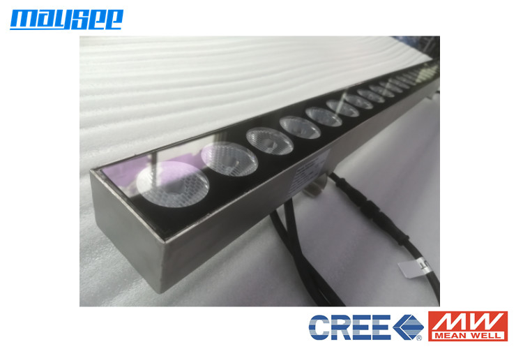 316L rumah stainless steel LED Lampu linier RGB RGBW perubahan warna pekerjaan dekat laut