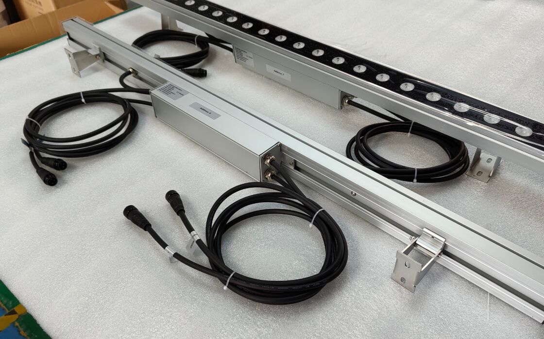 3 Tahun Jaminan LED Lampu Wall Washer Aluminium Alloy 1m Panjang dan Solusi Pencahayaan untuk Pencahayaan Fasad Arsitektur